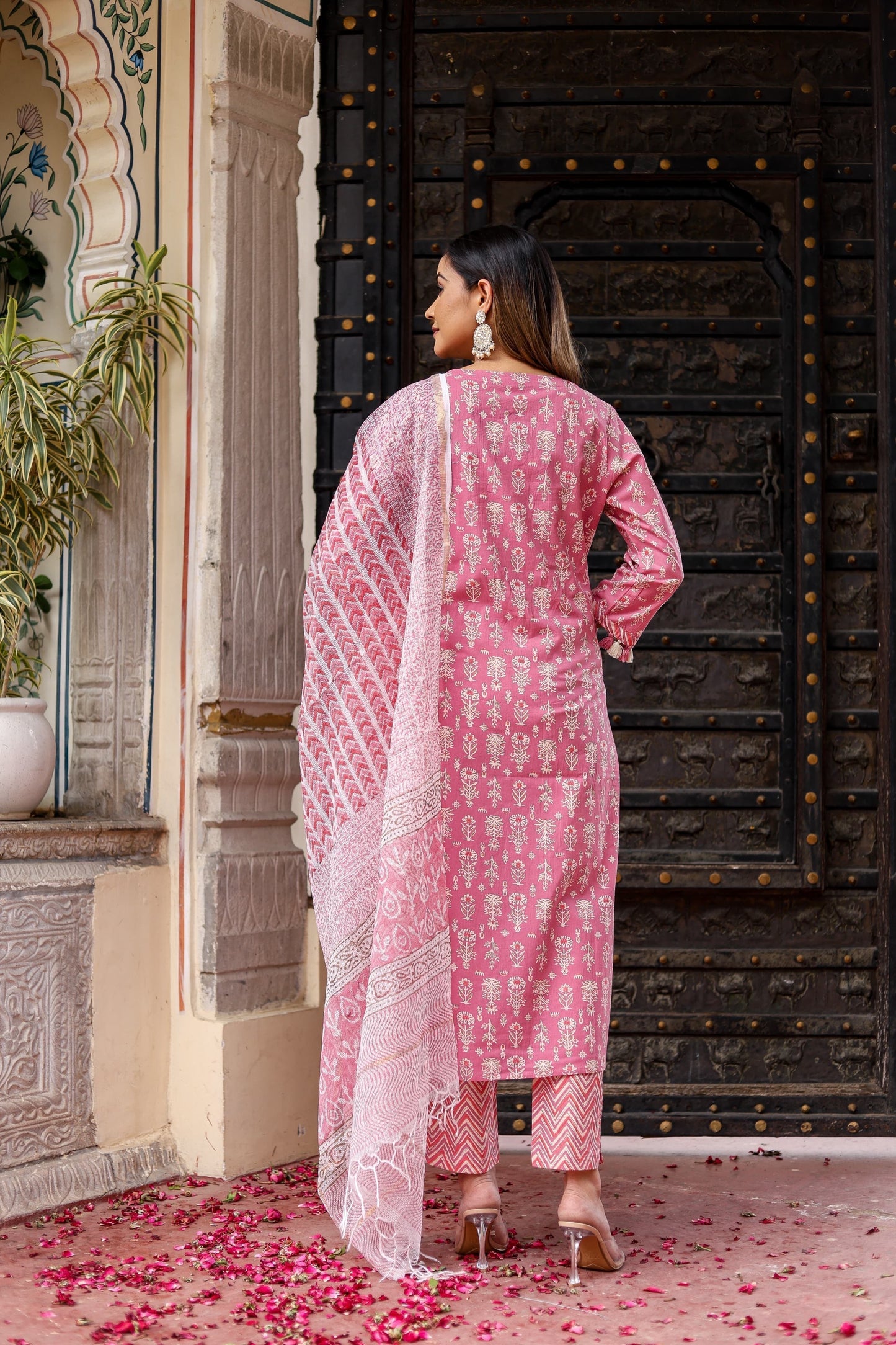 Gulabi Grace Delight Suit Set - Doriya