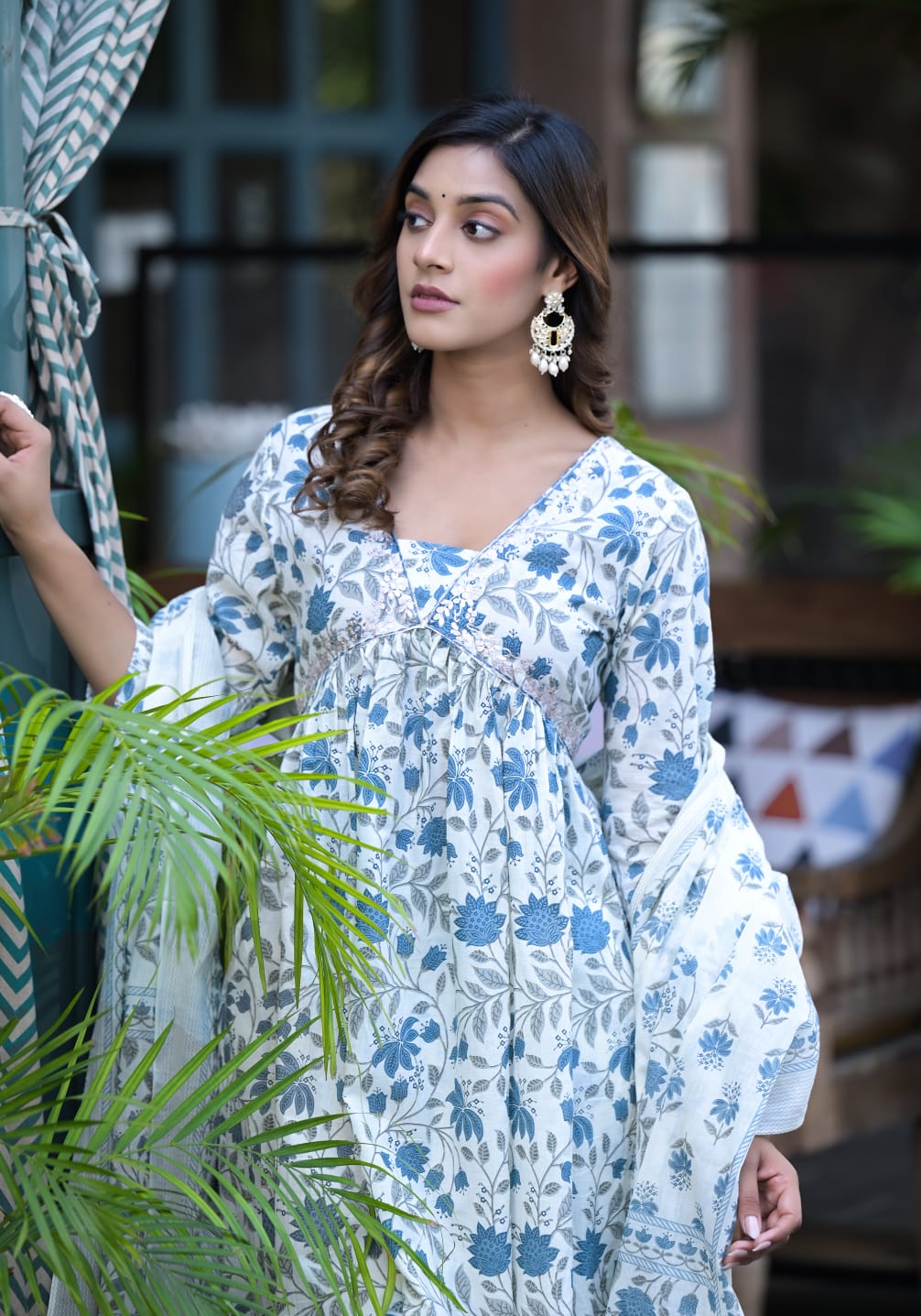 Tulips Cotton Suit Set