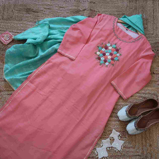 French Rose Suit Set