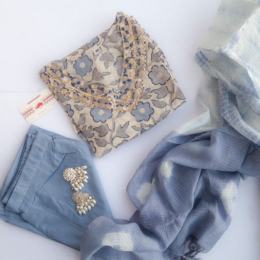 Bluebell Floral Suit Set