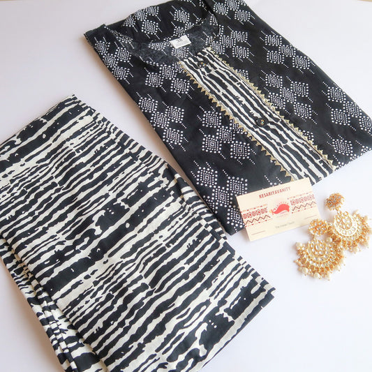 Black & White Suit Set