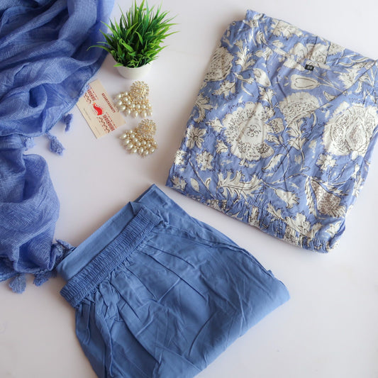 Blue Inaayat Suit Set
