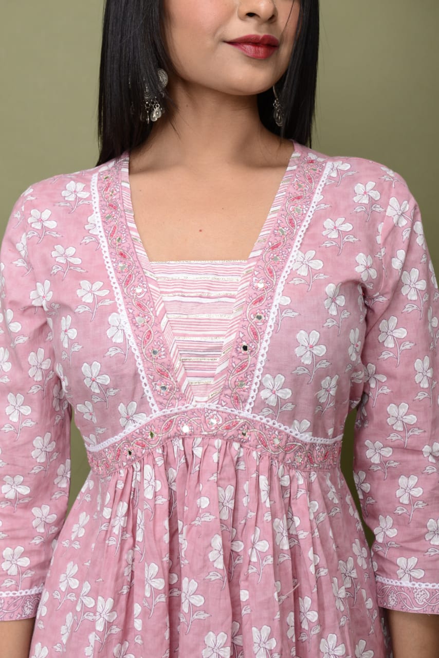 Pink Lilys Premium Cotton Suit Set