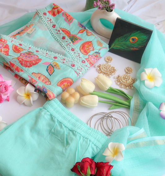 Sky Blossom Serenity Suit Set - Launch 16